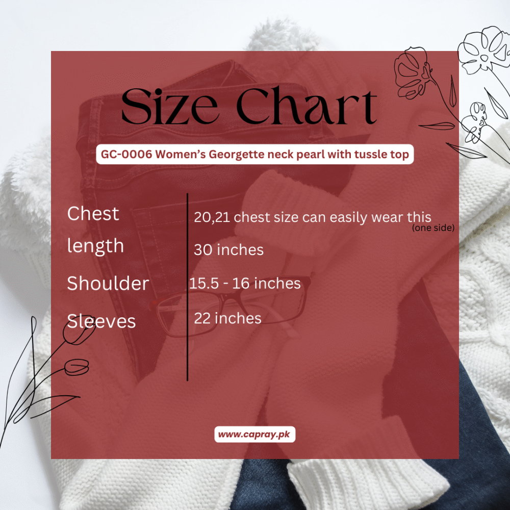 GC-0006 women’s georgette neck pearl with tussle frill sleeves top - Image 6