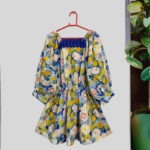 CC-0010 Women’s cotton elastic shoulder lace with elastic waist top