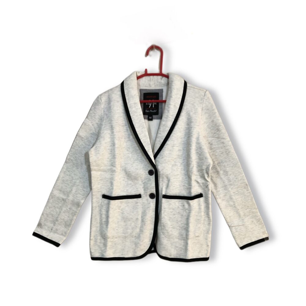 WC-0008 women’s fleece front open pocket short coat - Image 3